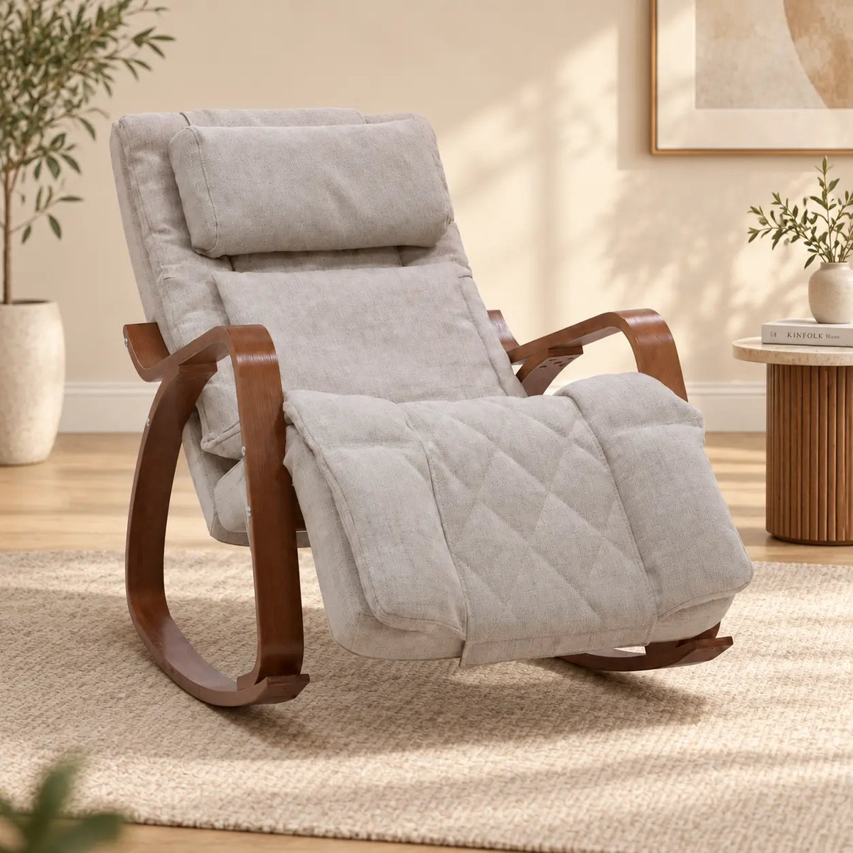 Rocking chair quand vous voulez. Massage quand vous en avez envie.