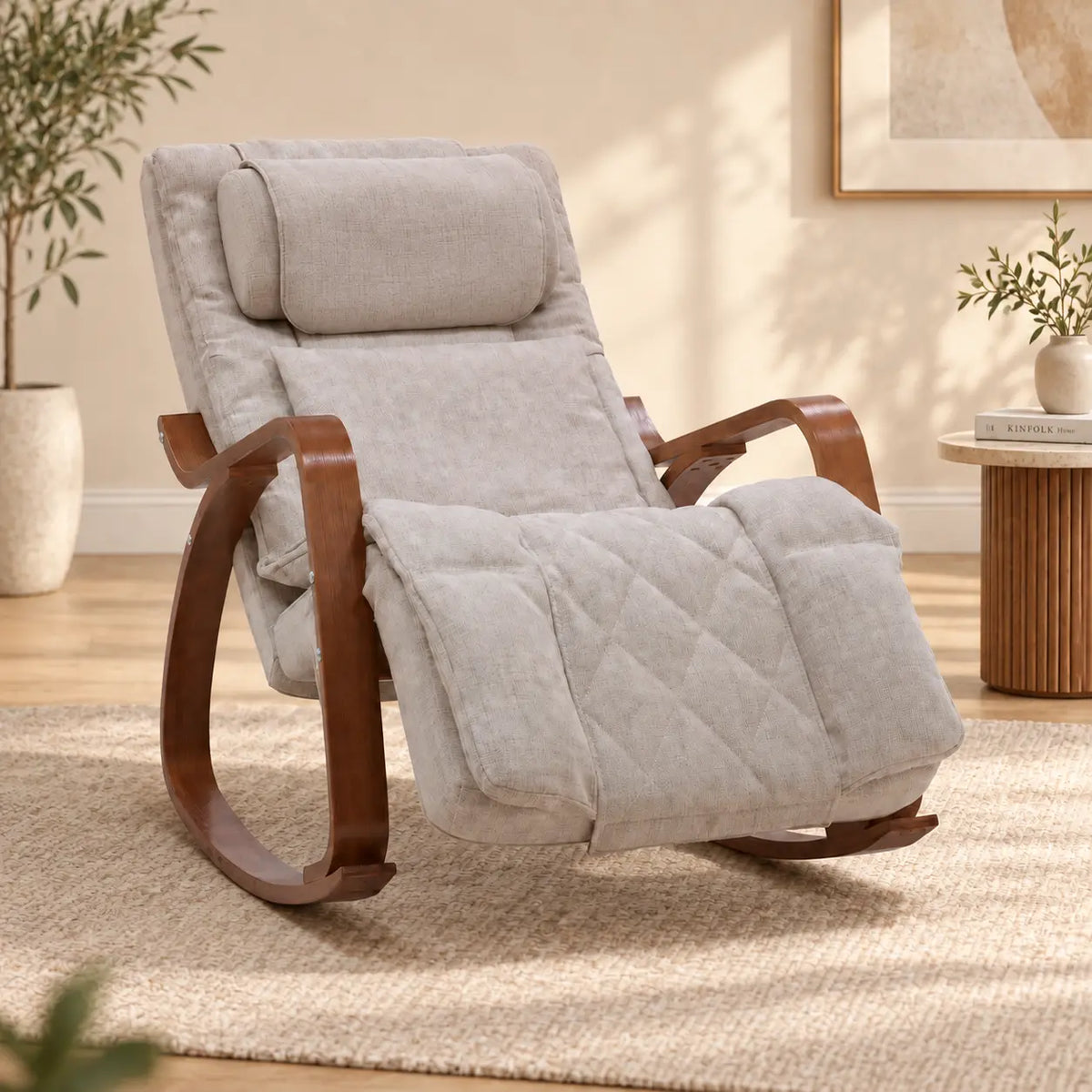 Rocking chair quand vous voulez. Massage quand vous en avez envie.