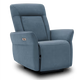 Fauteuil de massage Serenity bleu nuit – fauteuil compact design avec massage du dos et des lombaires