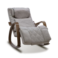 Fauteuil de massage rocking-chair vert – siège relaxant avec fonction massage pour le dos et les lombaires